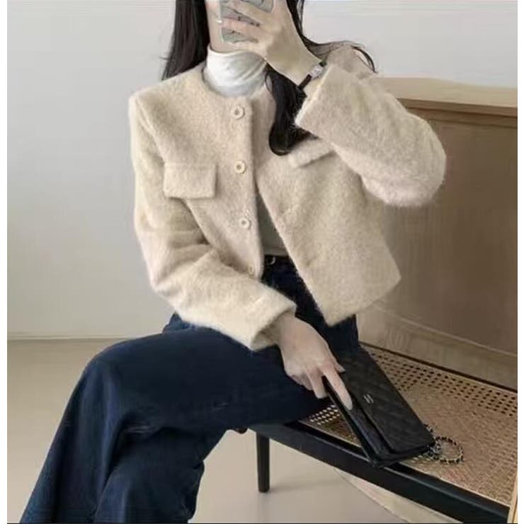 フリーステクスチャーのショートブルゾン | Bifrost | 詳細画像15 