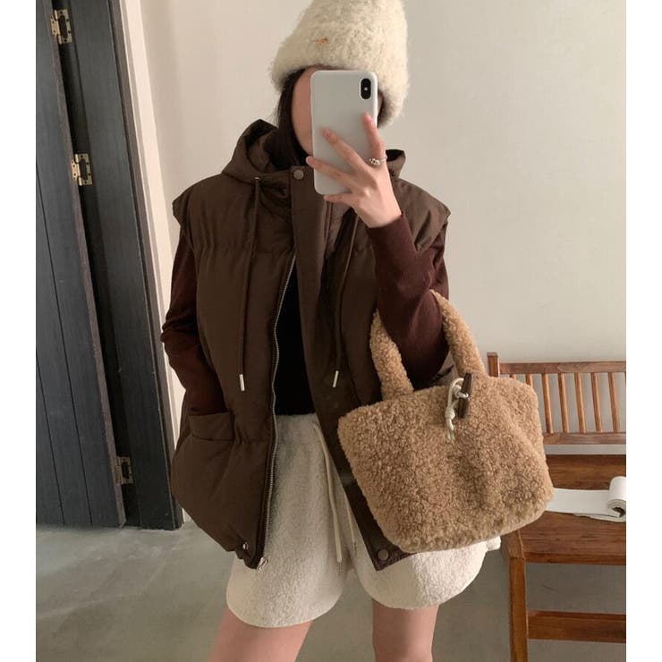 パーカーデザインダウンベスト | Bifrost | 詳細画像2 