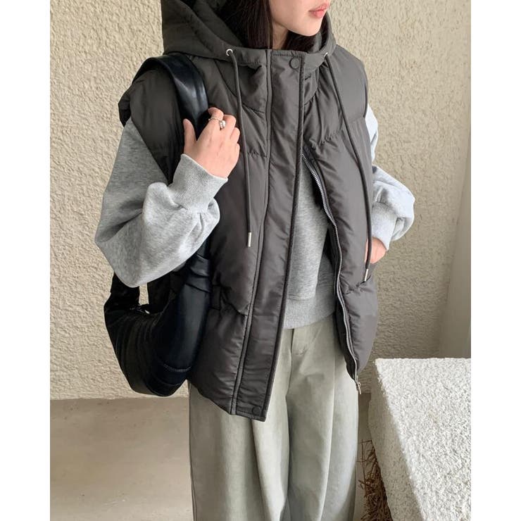 パーカーデザインダウンベスト | Bifrost | 詳細画像3 