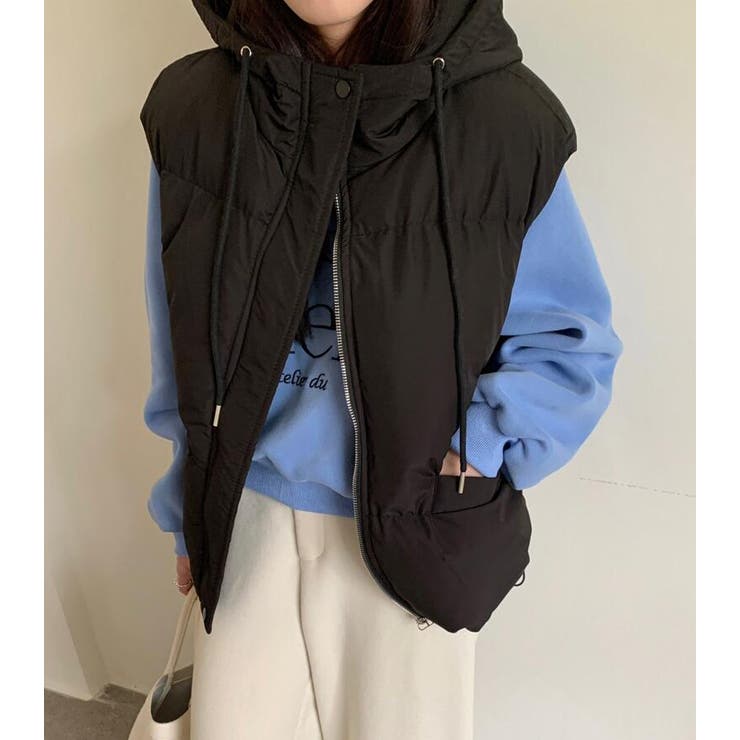 パーカーデザインダウンベスト | Bifrost | 詳細画像4 