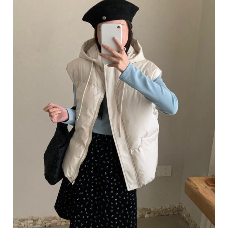 パーカーデザインダウンベスト | Bifrost | 詳細画像5 