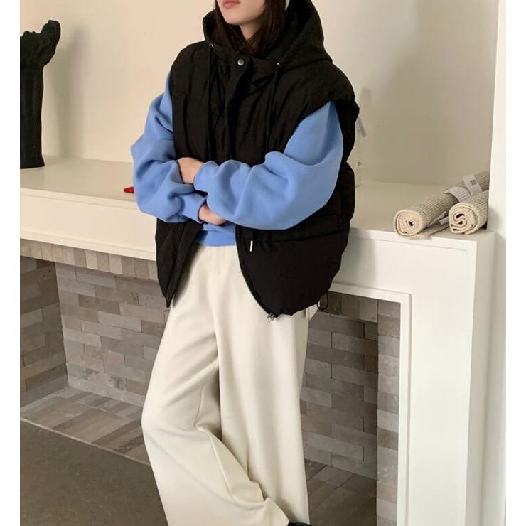 パーカーデザインダウンベスト | Bifrost | 詳細画像6 