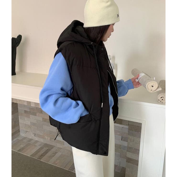 パーカーデザインダウンベスト | Bifrost | 詳細画像7 