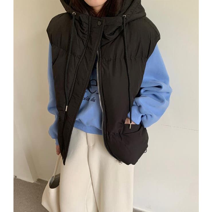 パーカーデザインダウンベスト | Bifrost | 詳細画像9 