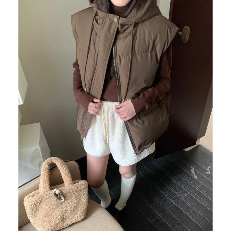 パーカーデザインダウンベスト | Bifrost | 詳細画像10 