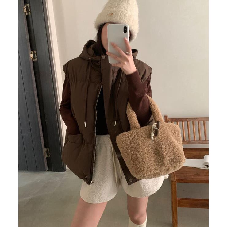 パーカーデザインダウンベスト | Bifrost | 詳細画像11 