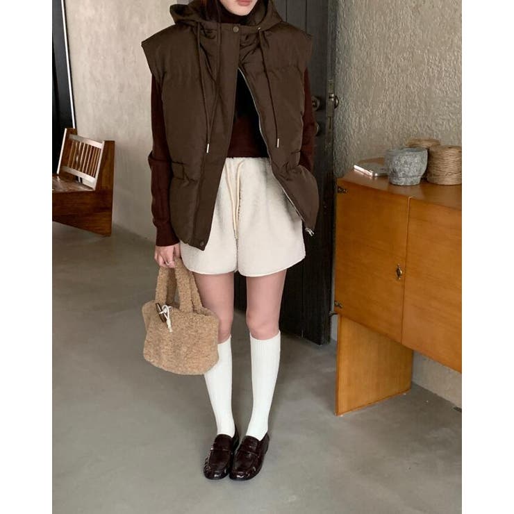 パーカーデザインダウンベスト | Bifrost | 詳細画像12 