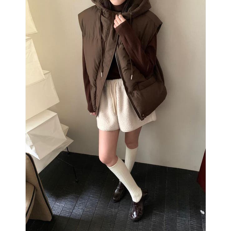 パーカーデザインダウンベスト | Bifrost | 詳細画像13 