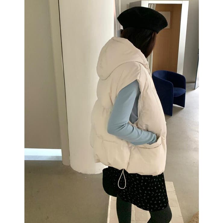 パーカーデザインダウンベスト | Bifrost | 詳細画像18 