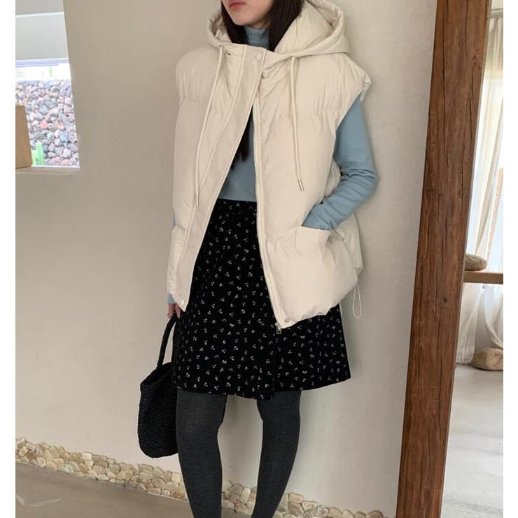 パーカーデザインダウンベスト | Bifrost | 詳細画像19 