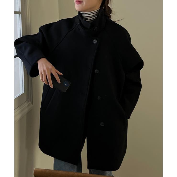 スタンドカラーシングルブレスコート | Bifrost | 詳細画像2 