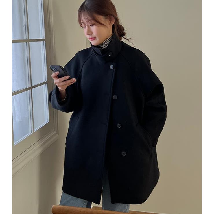 スタンドカラーシングルブレスコート | Bifrost | 詳細画像3 