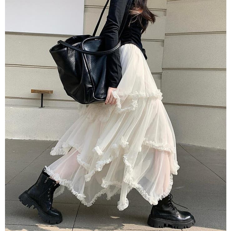 オフホワイト | ロングスカート | Bifrost