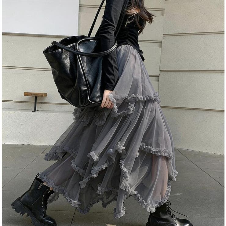 グレー | ロングスカート | Bifrost