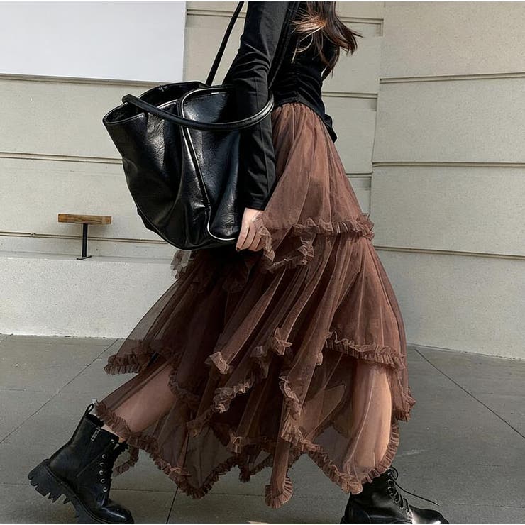 ブラウン | ロングスカート | Bifrost