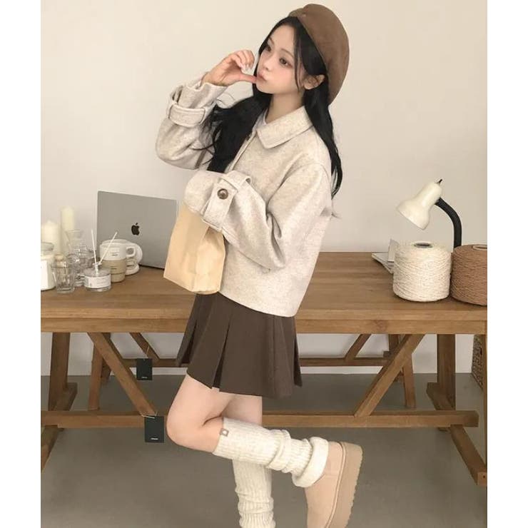 ショートコート【韓国ファッション】 | Bifrost | 詳細画像3 