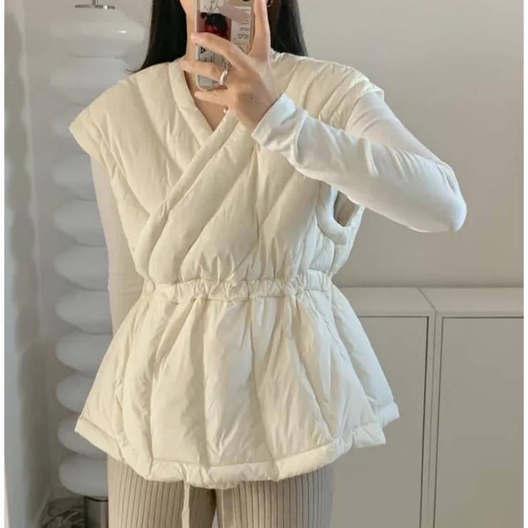 アイボリー | ベスト【韓国ファッション】 | Bifrost