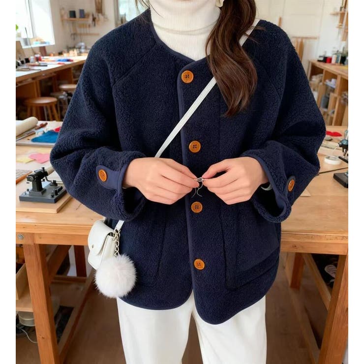 ネイビー | フリースジャケット | Bifrost