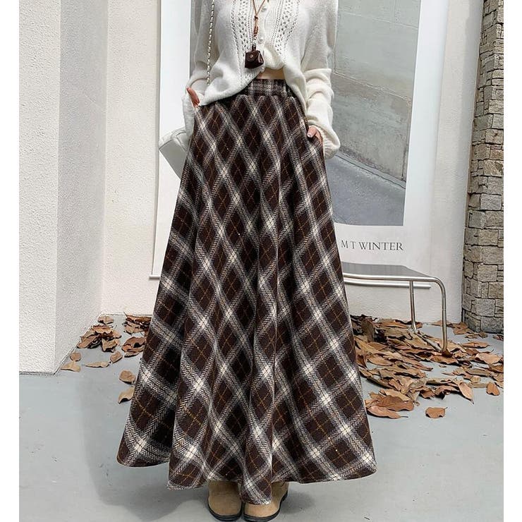 ブラウン | ロングスカート | Bifrost