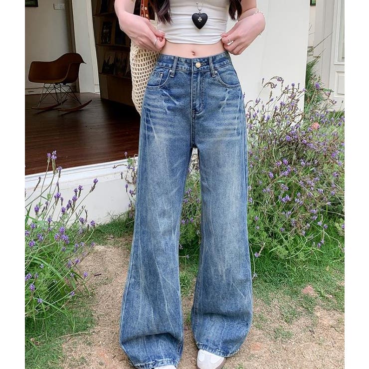 レギュラーなシルエットでスタイリッシュなデニムパンツ【韓国ファッション】 | Bifrost | 詳細画像3 