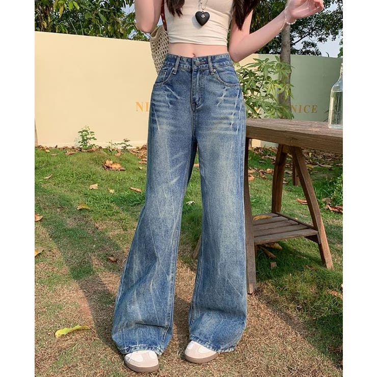 レギュラーなシルエットでスタイリッシュなデニムパンツ【韓国ファッション】 | Bifrost | 詳細画像5 