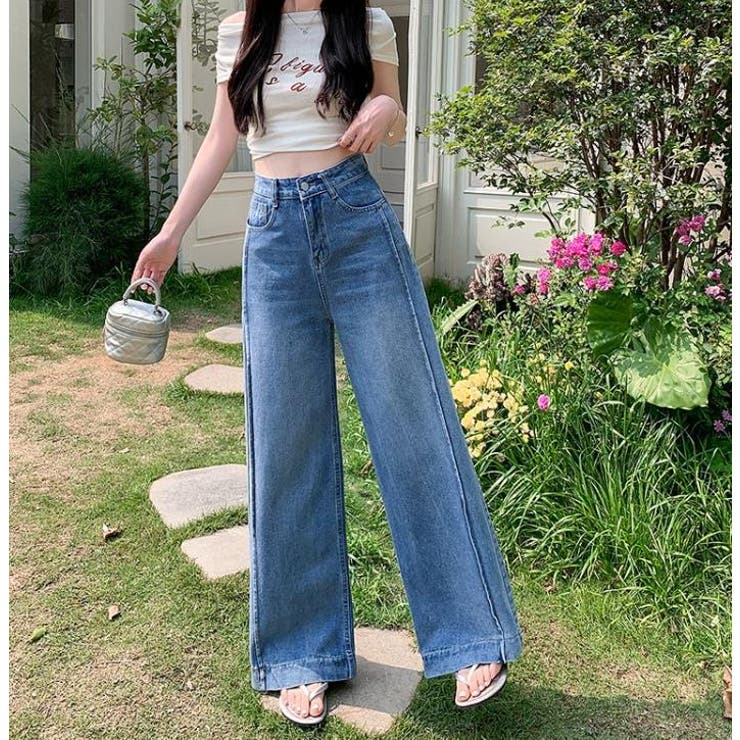 レギュラーなシルエットでスタイリッシュなデニムパンツ【韓国ファッション】 | Bifrost | 詳細画像3 
