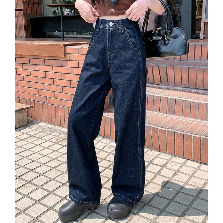 レギュラーなシルエットでスタイリッシュなデニムパンツ【韓国ファッション】 | Bifrost | 詳細画像5 