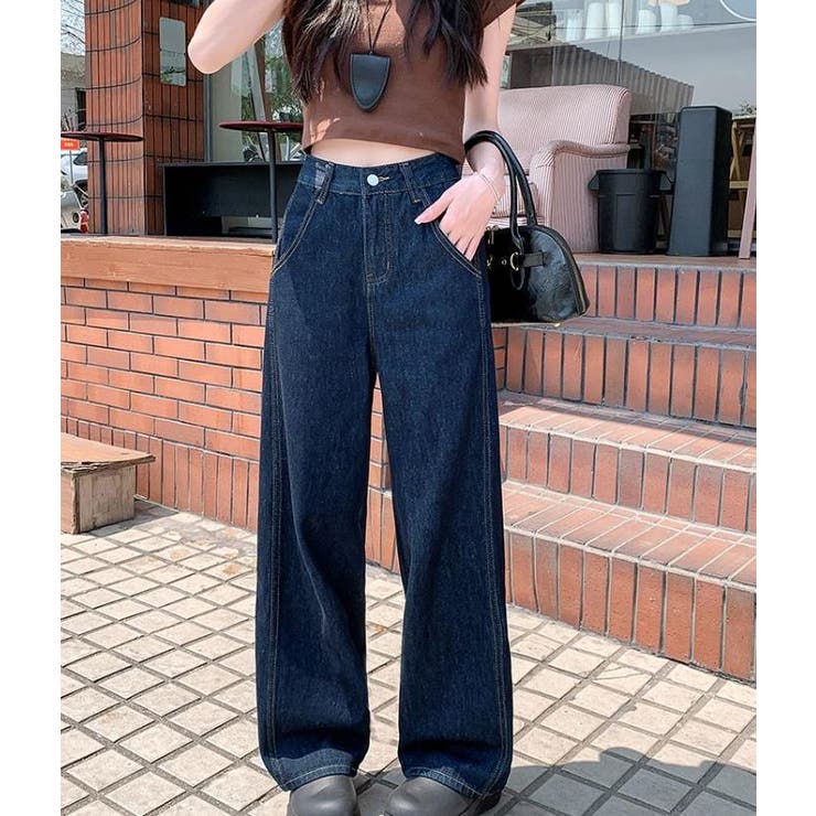 レギュラーなシルエットでスタイリッシュなデニムパンツ【韓国ファッション】 | Bifrost | 詳細画像6 