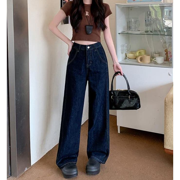 レギュラーなシルエットでスタイリッシュなデニムパンツ【韓国ファッション】 | Bifrost | 詳細画像7 
