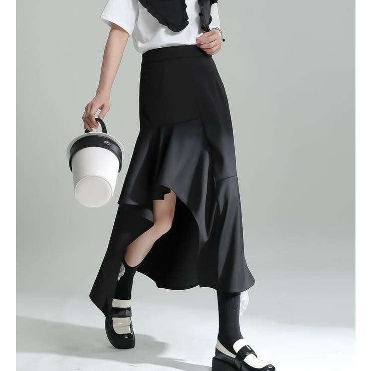 新作【Bottega Veneta】ビスコース プリント ラッフル スカート セール】 GiAMBATTiSTA ラッフルスカート （ミニ・ひざ丈