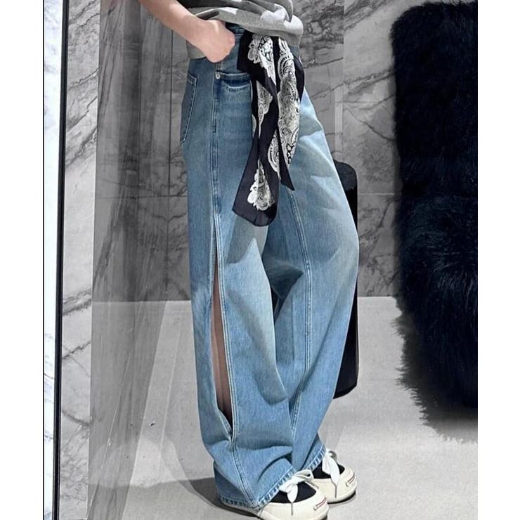 デニムパンツ Buchi様 Chikashitsu +】super buggy denim pants（デニムパンツ