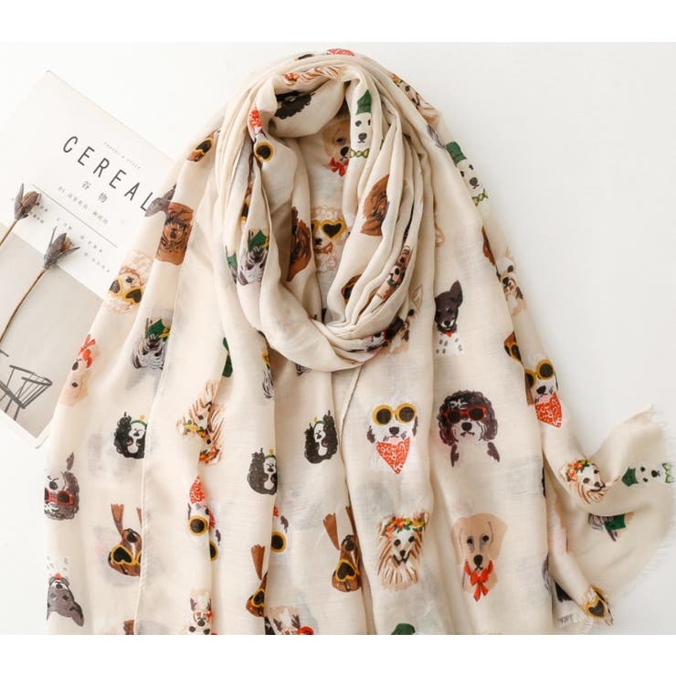 ベージュ | スカーフ【韓国ファッション】 | Bifrost