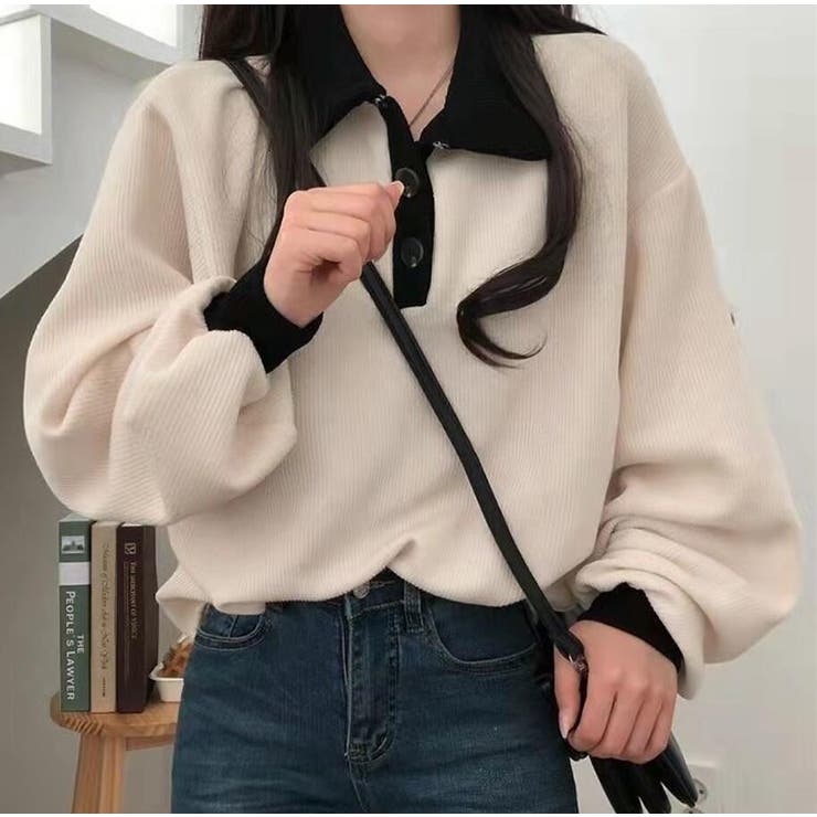 ベージュ | ポロシャツ【韓国ファッション】 | Bifrost