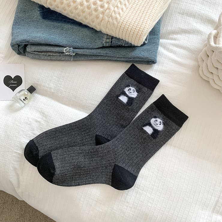 ダークグレー | ソックス【韓国ファッション】 | Bifrost