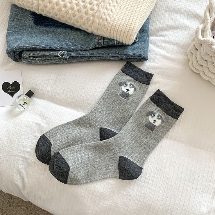 ライトグレー | ソックス【韓国ファッション】 | Bifrost