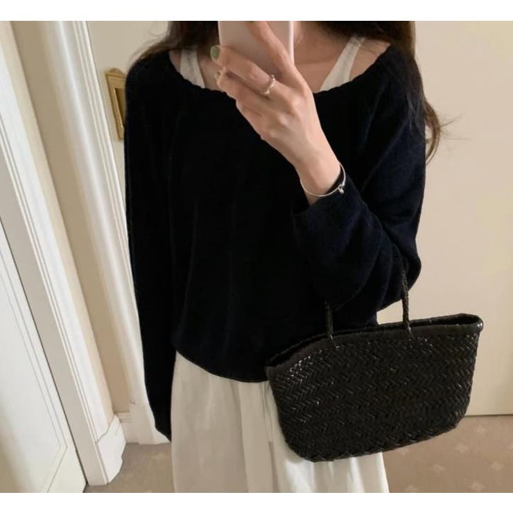 ブラック | ニット・セーター【韓国ファッション】 | Bifrost