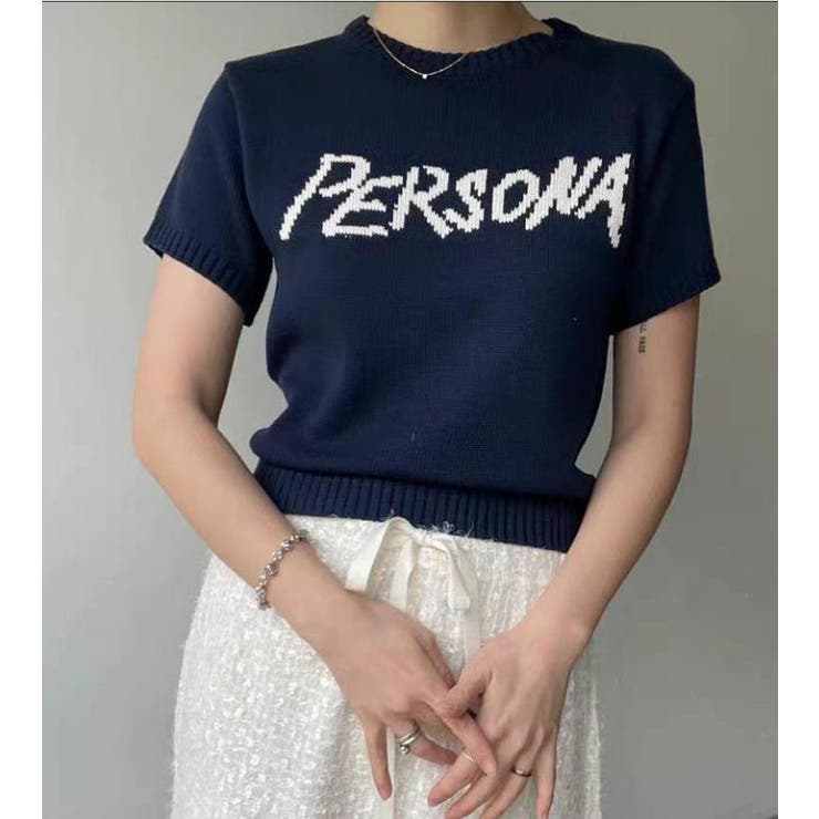 ネイビー | Ｔシャツ【韓国ファッション】 | Bifrost
