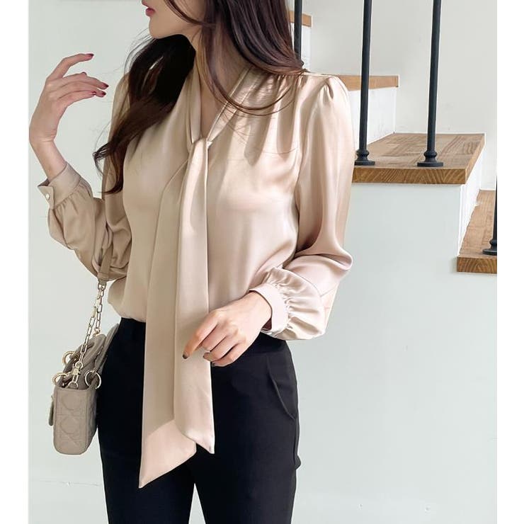 ベージュ | ブラウス【韓国ファッション】 | Bifrost