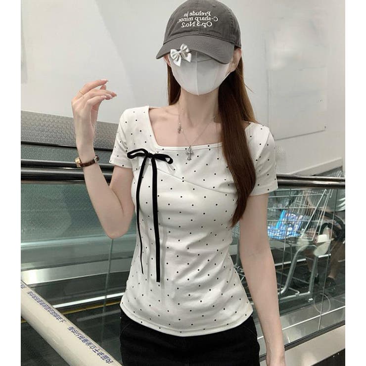 ホワイト | Ｔシャツ【韓国ファッション】 | Bifrost