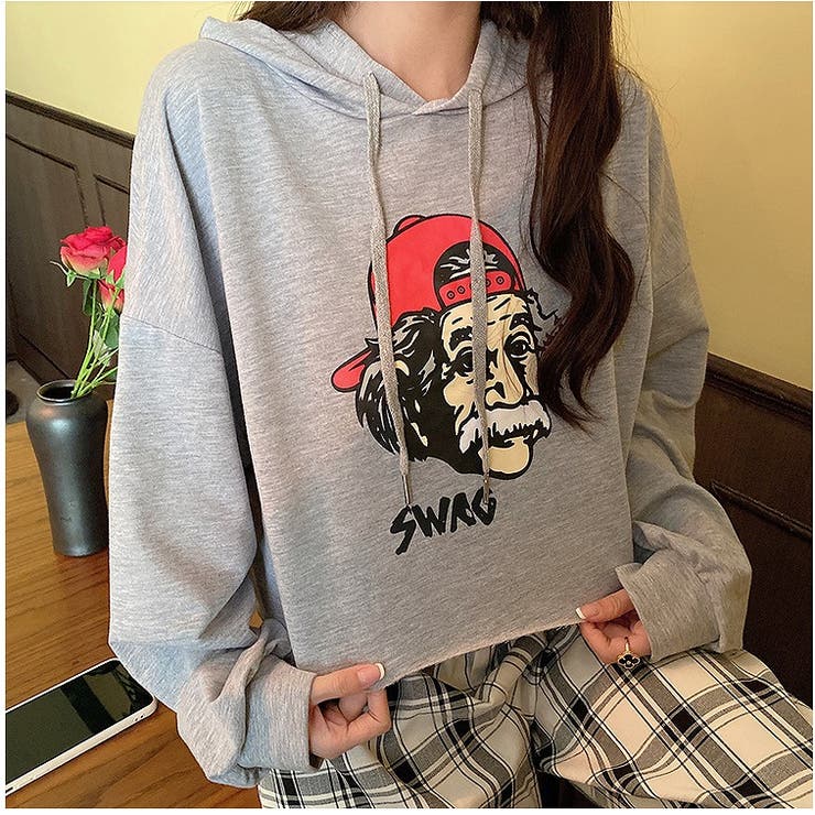 Popイラストパーカ 韓国 Fashion 品番 Uz Bifrost ビフレスト のレディースファッション通販 Shoplist ショップリスト