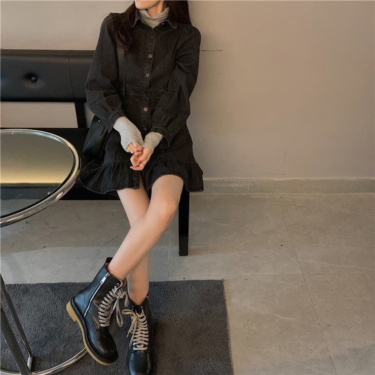 Bifrost デニムワンピース 21春夏 商品 韓国ファッション 品番 Uz Bifrost ビフレスト のレディースファッション通販 Shoplist ショップリスト