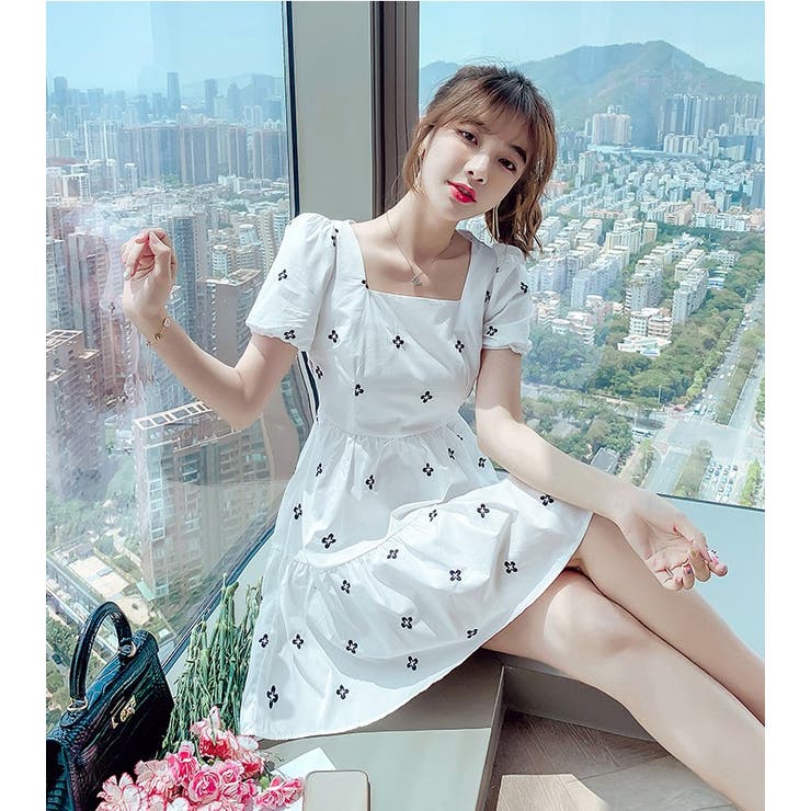 パフスリーブミニワンピース 韓国 Fashion 品番 Uz Bifrost ビフレスト のレディースファッション通販 Shoplist ショップリスト