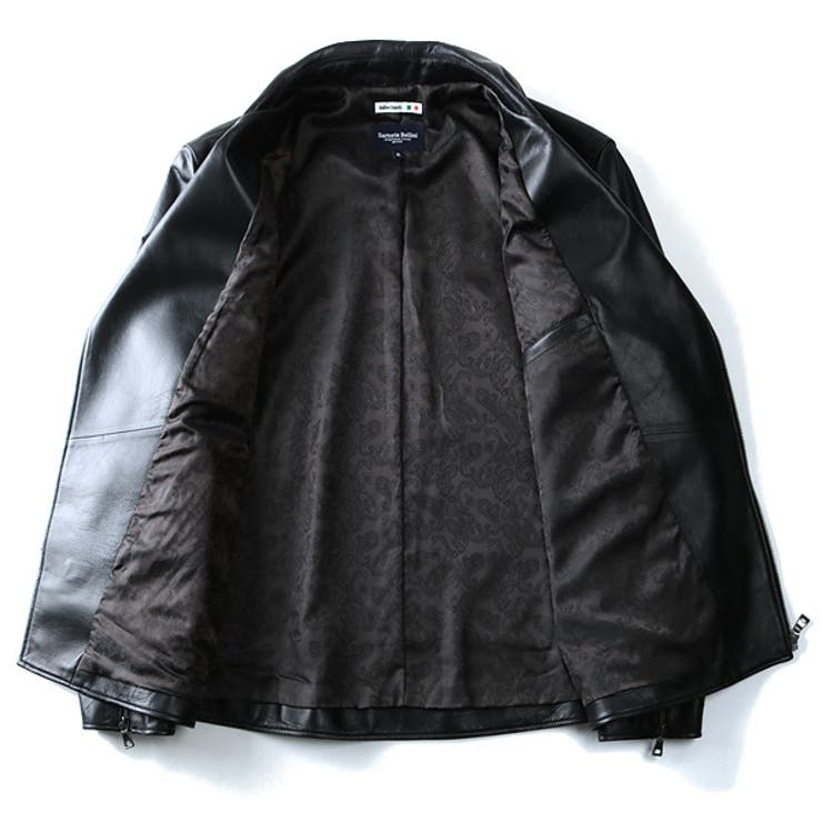 SARTORIA BELLINI ラムレザーダブルライダースジャケット[品番：ZZHM0001034]｜大きいサイズの店ビッグエムワン  （オオキイサイズノビッグエムワン）のメンズファッション通販｜SHOPLIST（ショップリスト）