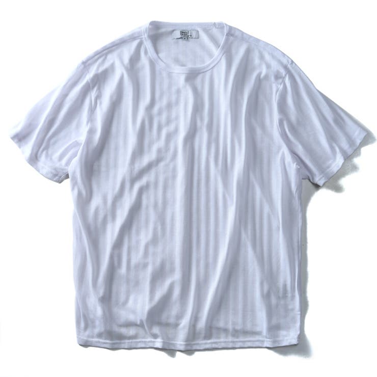 DANIEL DODD 半袖楊抑ストライプシャツ[品番：ZZHM0001380]｜大きい