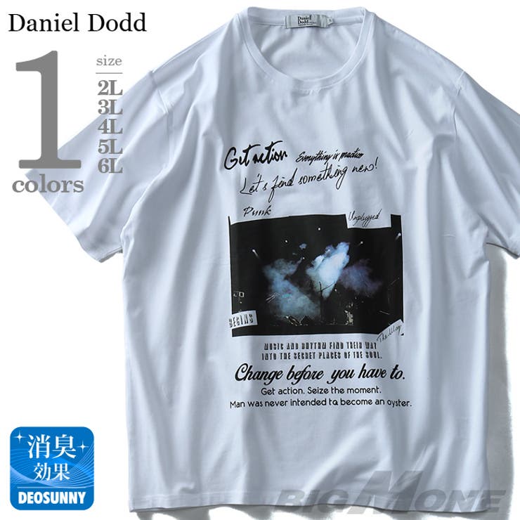 DANIEL DODD ベア天フォトプリント半袖Tシャツ | 大きいサイズの店ビッグエムワン  | 詳細画像1 