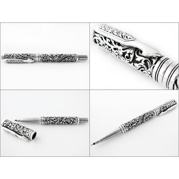 アラベスクシルバーペンシルシルバーBinichビニッチ | シルバーアクセサリーBinich  | 詳細画像2 