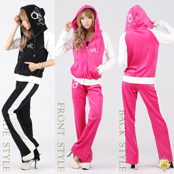 ベロア セットアップ ジャージ 品番 qw Black Queen ブラッククイーン のレディースファッション 通販 Shoplist ショップリスト