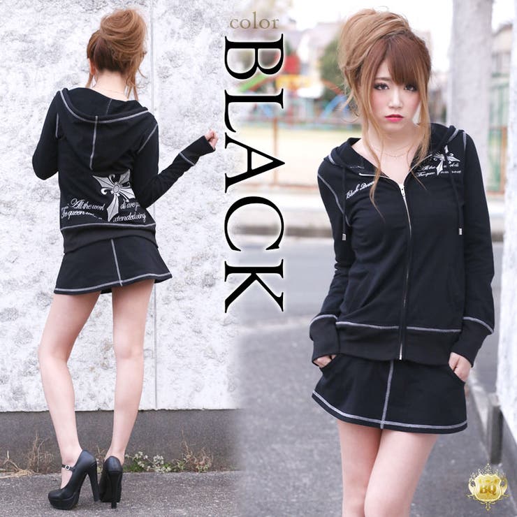 セットアップ パーカー ショートパンツ 品番 qw Black Queen ブラッククイーン のレディースファッション 通販 Shoplist ショップリスト