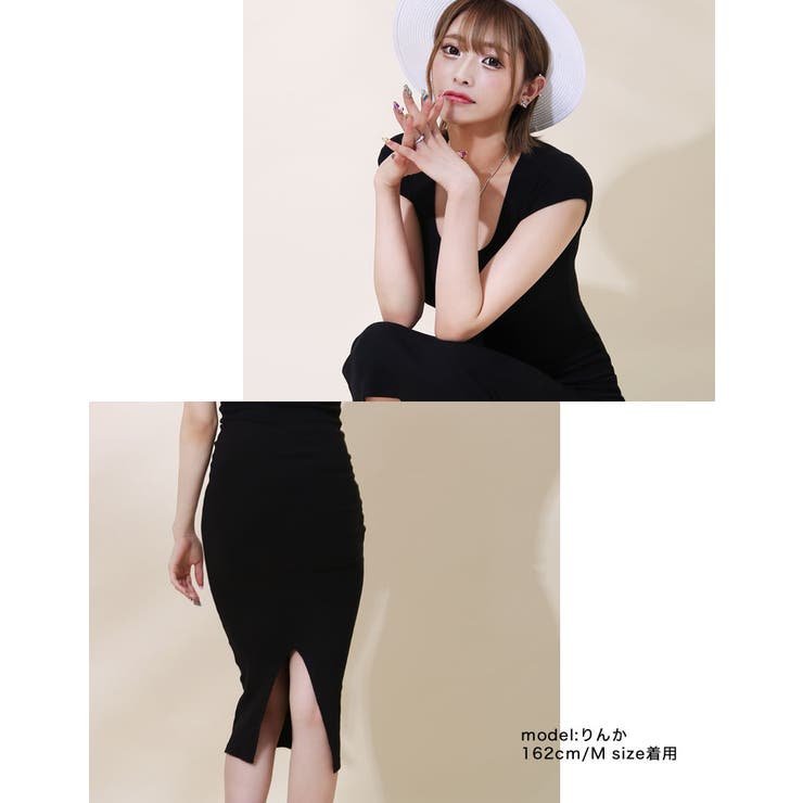 リブ ワンピース 半袖 品番 qw Black Queen ブラッククイーン のレディースファッション通販 Shoplist ショップリスト
