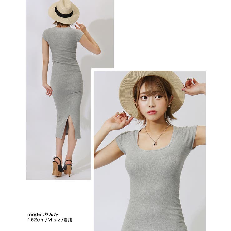 リブ ワンピース 半袖 品番 qw Black Queen ブラッククイーン のレディースファッション通販 Shoplist ショップリスト